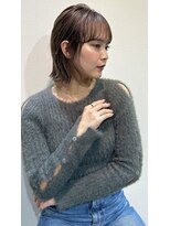 オアシス 表参道(OASIS) 外はねボブ×顔周りレイヤー×ピンクブラウン