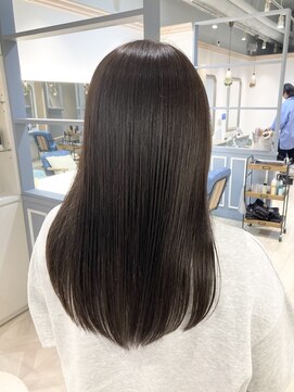 シェノン 赤羽店(CHAINON) 艶髪アッシュブラウン透明感暗めカラー2025トレンドカラー