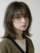 コトナ 越谷店&nbsp;ミディアム20代30代ストレートレイヤー前髪なし前髪あり越谷