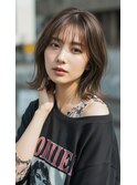 【透明感カラー】柔らか外ハネボブ×大人可愛いミディ