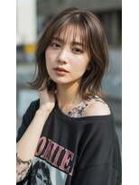 コートフィールエー(CO_T feel.a)&nbsp;【透明感カラー】柔らか外ハネボブ×大人可愛いミディ