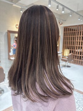 オーガニックトリコ 所沢(organic+tricot) 30代40代◎春カラー◎ブラウンベージュハイライト×レイヤー