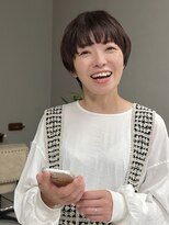 ホヌン 茅ヶ崎(Honnun)&nbsp;【大人可愛い】やわらかナチュラルショート/茅ヶ崎