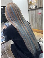 ヘアーグランデシーク(Hair Grande Seeek)&nbsp;ギャルStyle【ミルクティー×水色】