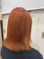 エイム ヘアメイク 横川店(eim HAIR MAKE) オレンジベージュ