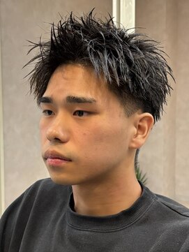 エルマーク 本山(L-MARK) スパイキーショート/短髪/ツーブロック/メンズ/men's
