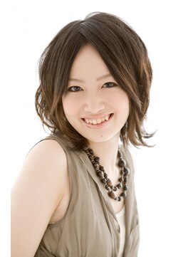 フェイス 南１１条店(FAITH) 毛先のハネが作る可愛らしさがイカした軽やかなボブスタイル