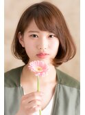 耳かけ小顔ワンカールボブ