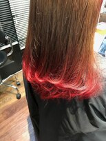 ビーヘア 大橋店(B hair) 裾カラー*レッド*