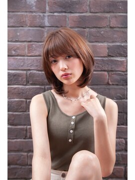 エイミー(Aimee) Aimee レイヤーボブ×アプリコットベージュ