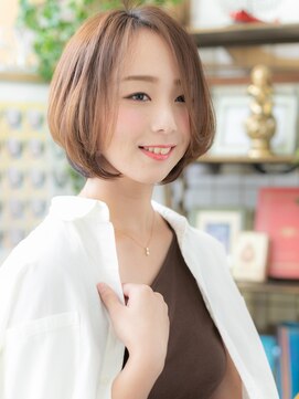 カバーヘア イヴ 戸頭店(COVER HAIR EVE) 王道★前下がりのひし形大人ボブb戸頭20代30代40代