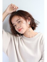 テラス 福島(Terrace)&nbsp;小顔カットオリーブカラーくすみカラー切りっぱなし20代30代40代