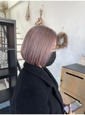 コンパクトボブ×ホワイトラベンダー