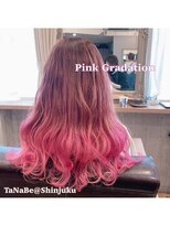 ワット 原宿店(W)&nbsp;ピンクグラデーション..○ W-ワット-原宿店