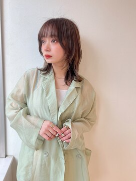 フォルテミラ(FORTE MILA) 【髪質改善】大人かわいいウルフヘア×栗色×こっくりカラー