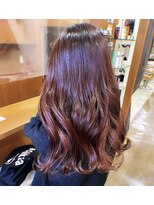 ボアビューティオリジナルアート boa beauty original art 韓国風ゆるふわロング/レッドブラウン