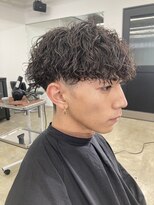 フィフス 渋谷(fifth)&nbsp;ツイストスパイラルパーマツーブロックツイストパーマメンズヘア