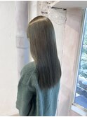 [ALLY松村]ブリーチなしオリーブグレージュ/10代/20代/30代