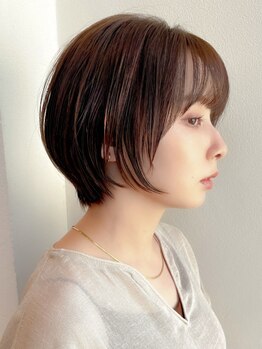 ヘアーカッティングガーデン ジャック モアザン 梅田店の写真/ショートボブは全体のバランスと顔まわりのカットが大切◎小顔スタイルでモテヘア間違いなし♪