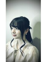 モナン 渋谷(Monan)&nbsp;綺麗めハーフアップスタイル♪