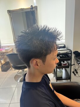 アイズ 海老名(AIZU) スパイキーショート　ザクザクショート　アップバング