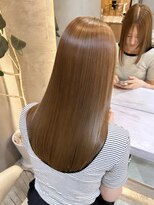 ロンド エスポワール 錦糸町(Lond espoir)&nbsp;〇グレージュカラーデザインカラーシルキーベージュ縮毛矯正