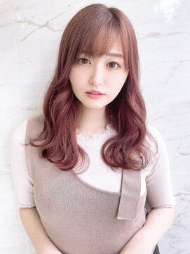 オーロ 緑地公園店(ORO) 可愛らしさ溢れるツヤウェーブ