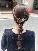 タイト×編み下ろしアレンジ  ◆ uiic umeda 中沢恵理