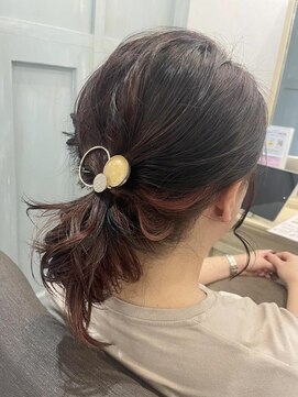 ヘア ジュレ ドゥ(hair jurer deux) 【ヘアジュレドゥ 安江】チラッとインナーカラー