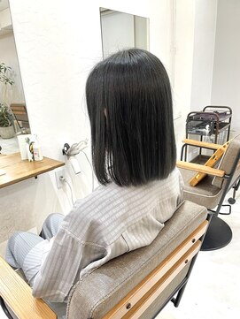 ベンチ 高田馬場店(bench) ボブスタイル　ダークシルバー