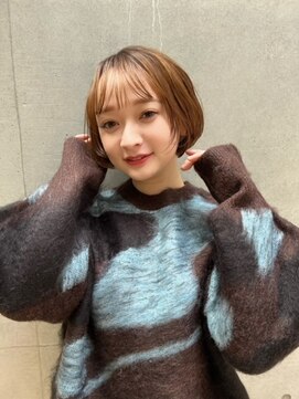 アンバー 池袋(amber) ボブ/前髪/オリーブベージュ/レイヤーカット[池袋駅]