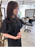 《SoSo》顔まわりレイヤー×ピンクベージュ