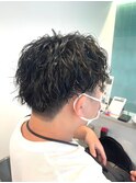 清潔感◎セットも簡単◎メンズパーマスタイル