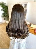 【50代】つるりんちょ。ZERO髪質改善カラー×透明感カラー
