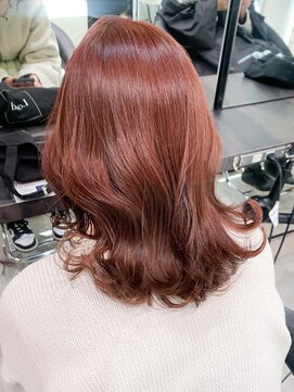 ロンドエニカ 大宮(Lond enika) 前髪カタログアンブレラカラーこなれミディウェーブパーマ大宮