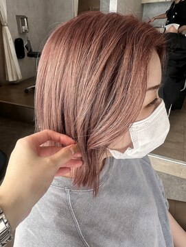 アトモスサニーテラス(Atmos sunny terrace) pink beige × bob