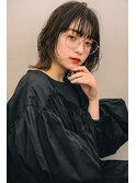【LUZ立川】外ハネレイヤーボブ+アッシュブラック★New Open
