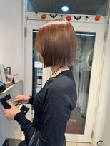 テトラ バイ ネオリーブ 横浜西口店(tetra by neolive)&nbsp;ブリーチなしワンカラー　くすみベージュ