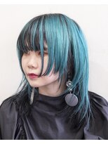 ルプラ ブリリアント(le-pla brilliant)&nbsp;ウルフ/フェイスレイヤー/ダブルカラー/ターコイズ/豊橋/田原