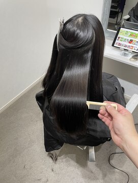 ボクノ 7号店 町田(bokuno) 地毛風グレージュ【髪質改善/縮毛矯正/町田】