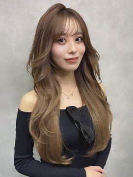 サニー 渋谷(SUNNY) モカブラウン、レイヤーカット、ハイトーン、ハイライトブリーチ