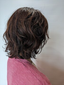 アース 三田南ウッディタウン店(HAIR&MAKE EARTH) 20代30代40代大人可愛いデジタルパーマナチュラルくせ毛風　5/21