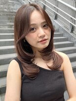 ネオリーブアピ 池袋店(Neolive api) 【小顔に魅せるレイヤーカット】池袋 髪質改善