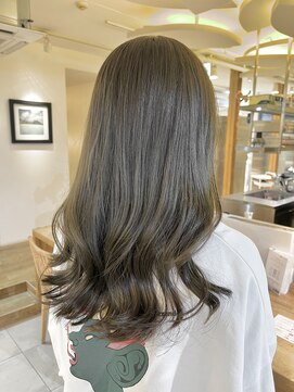 ビーチ(BEACH) オリーブミントマロンベージュくすみカラー