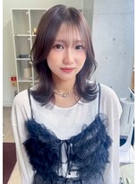 ケアウメダ(CARE UMEDA) 【CAREUMEDA】韓国ヘア　くびれヘア　レイヤー　顔周り