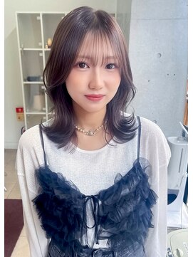 ケアウメダ(CARE UMEDA) 【CAREUMEDA】韓国ヘア　くびれヘア　レイヤー　顔周り