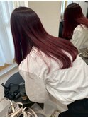 グレージュ切りっぱなしボブ前髪ありミニボブミルクティベージュ