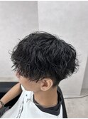 波巻きシャドウパーマ