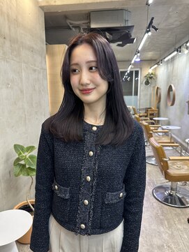 バド(bado) ラベンダーピンク/透明感カラー／レイヤーカット／髪質改善/本町