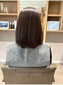 酸性ストレート ミディアム 髪質改善　ナチュラル　ツヤ感